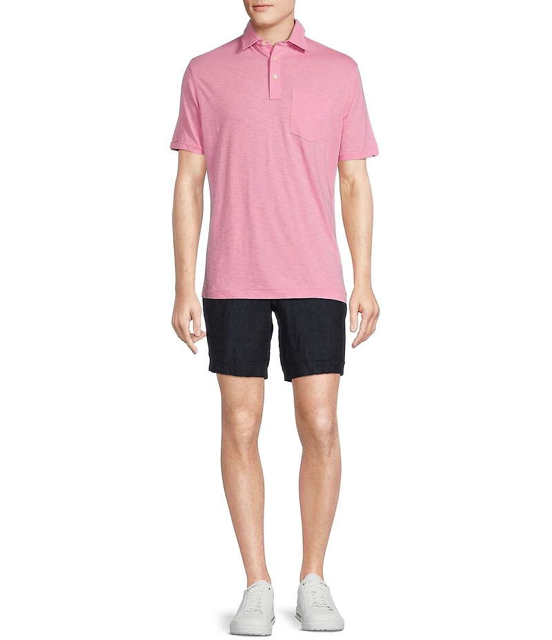 Cremieux Blue Label Key West Collection Solid Short Sleeve Polo Shirt