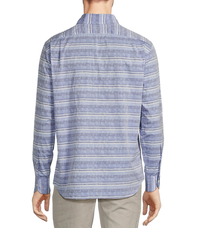 Cremieux Blue Label Key West Collection Stripe Long Sleeve Woven Shirt