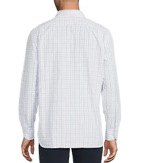 Cremieux Blue Label Large Check Poplin Long Sleeve Woven Shirt