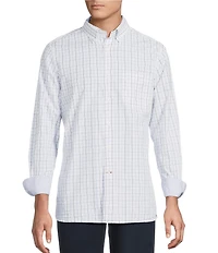 Cremieux Blue Label Large Check Poplin Long Sleeve Woven Shirt