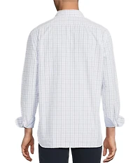 Cremieux Blue Label Large Check Poplin Long Sleeve Woven Shirt