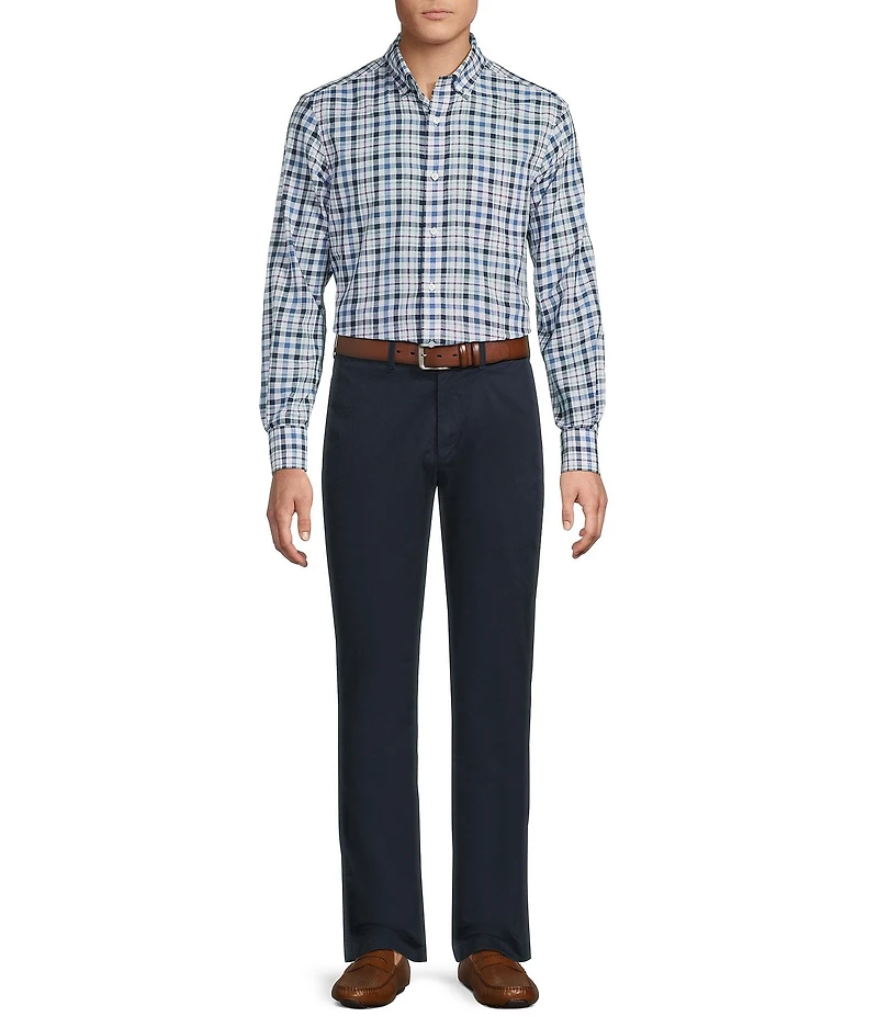 Cremieux Blue Label Large Plaid Long Sleeve Woven Shirt