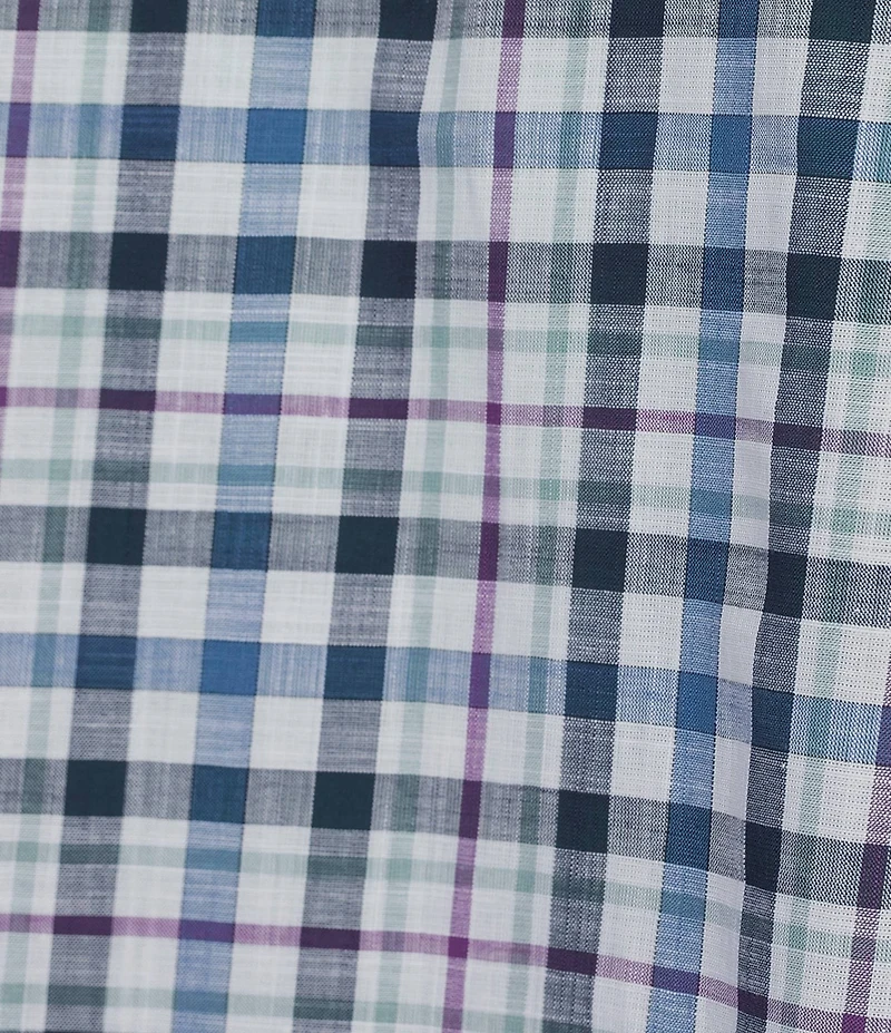 Cremieux Blue Label Large Plaid Long Sleeve Woven Shirt