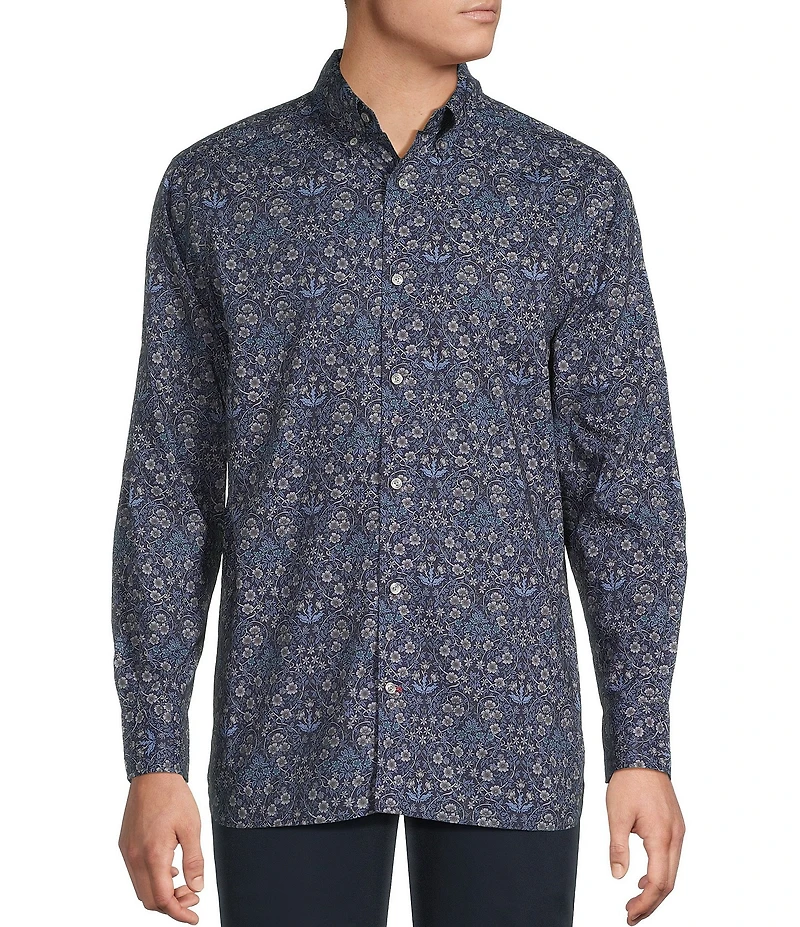 Cremieux Blue Label Liberty Floral Print Long Sleeve Woven Shirt