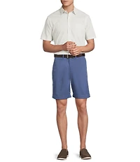 Cremieux Blue Label Liberty Geometric Floral Print Short Sleeve Woven Shirt