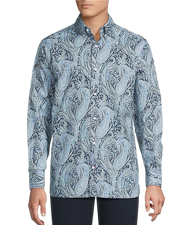 Cremieux Blue Label Liberty Paisley Long Sleeve Woven Shirt