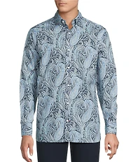 Cremieux Blue Label Liberty Paisley Long Sleeve Woven Shirt