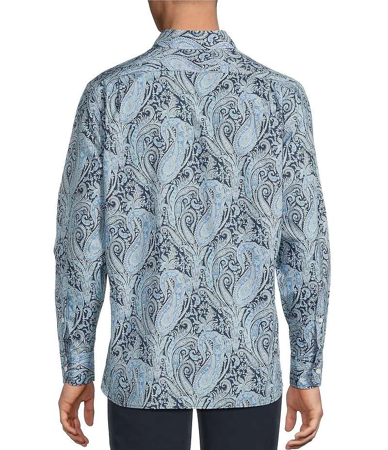 Cremieux Blue Label Liberty Paisley Long Sleeve Woven Shirt
