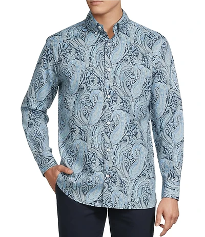 Cremieux Blue Label Liberty Paisley Long Sleeve Woven Shirt