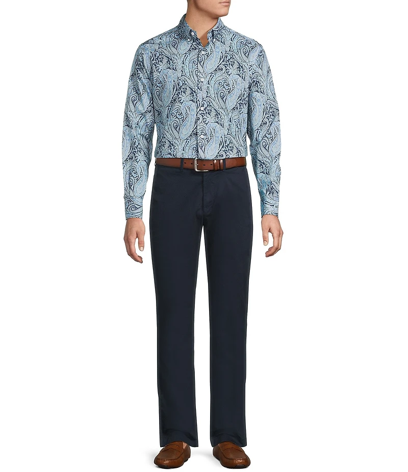 Cremieux Blue Label Liberty Paisley Long Sleeve Woven Shirt