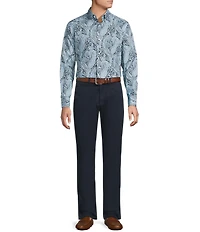 Cremieux Blue Label Liberty Paisley Long Sleeve Woven Shirt