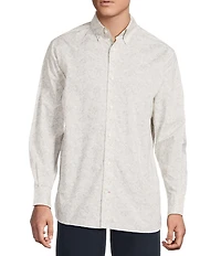 Cremieux Blue Label Liberty Tonal Floral Print Long Sleeve Woven Shirt