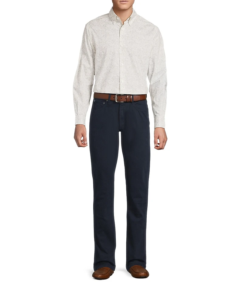 Cremieux Blue Label Liberty Tonal Floral Print Long Sleeve Woven Shirt