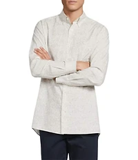 Cremieux Blue Label Liberty Tonal Floral Print Long Sleeve Woven Shirt