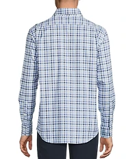 Cremieux Blue Label Lightweight Gingham Oxford Long Sleeve Woven Shirt