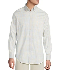 Cremieux Blue Label Lightweight Plaid Oxford Long Sleeve Woven Shirt