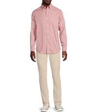 Cremieux Blue Label Lightweight Plaid Oxford Long Sleeve Woven Shirt