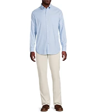 Cremieux Blue Label Lightweight Solid Oxford Long Sleeve Woven Shirt