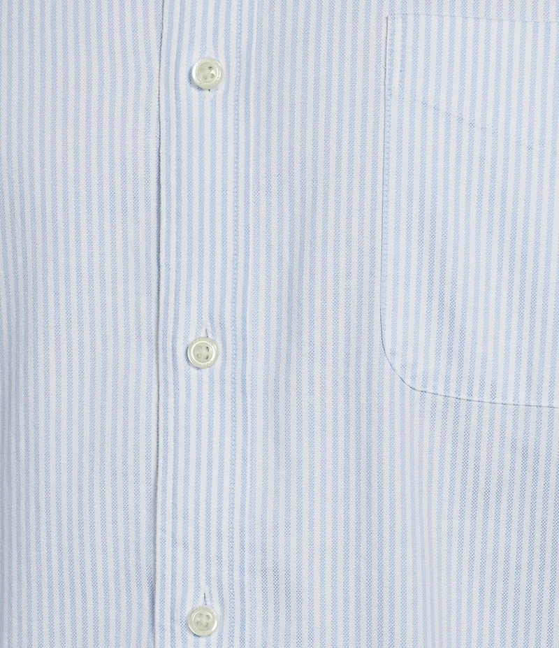 Cremieux Blue Label Lightweight Stripe Oxford Long Sleeve Woven Shirt