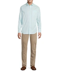Cremieux Blue Label Lightweight Stripe Oxford Long Sleeve Woven Shirt