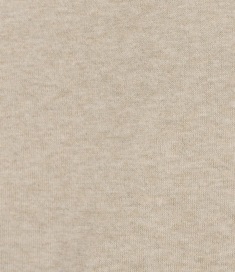 Cremieux Blue Label Linen Blend Spread Collar Short Sleeve Solid Sweater Polo Shirt