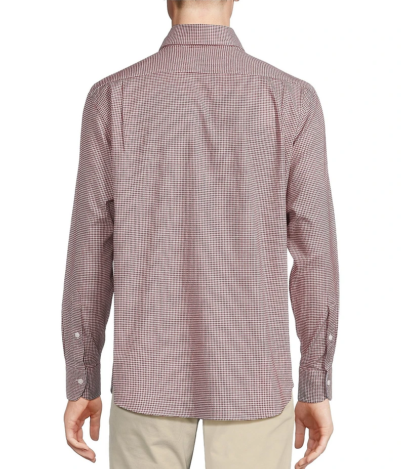 Cremieux Blue Label Long Sleeve Button Down Check Oxford Woven Shirt