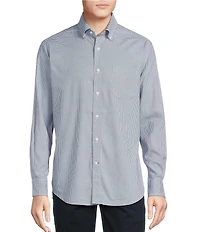 Cremieux Blue Label Long Sleeve Button Down Check Oxford Woven Shirt