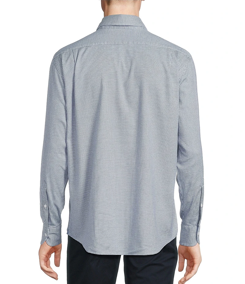 Cremieux Blue Label Long Sleeve Button Down Check Oxford Woven Shirt