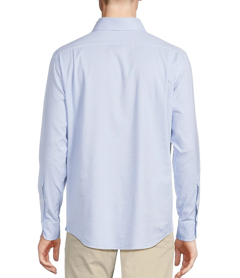 Cremieux Blue Label Long Sleeve Button Down Check Oxford Woven Shirt