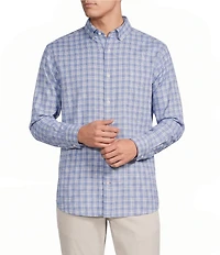 Cremieux Blue Label Long Sleeve Button Down Collar Plaid Woven Shirt