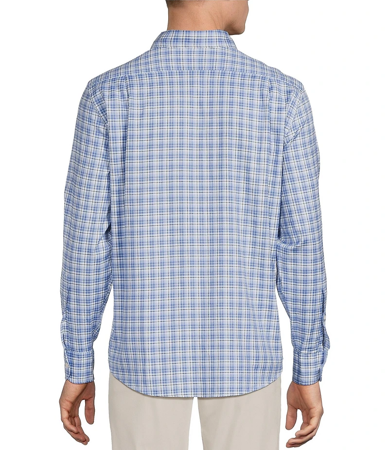 Cremieux Blue Label Long Sleeve Button Down Collar Plaid Woven Shirt