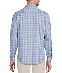 Cremieux Blue Label Long Sleeve Button Down Collar Plaid Woven Shirt