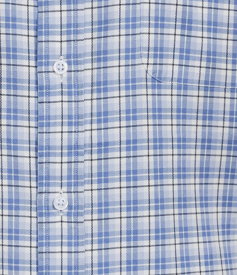 Cremieux Blue Label Long Sleeve Button Down Collar Plaid Woven Shirt