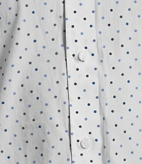 Cremieux Blue Label Long Sleeve Button Down Dotted Poplin Woven Shirt