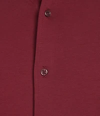 Cremieux Blue Label Long Sleeve Garment Dyed Coat Front Jersey Knit Shirt