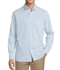 Cremieux Blue Label Long Sleeve Hidden Button Down Solid Comfort Stretch Woven Shirt