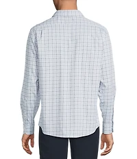 Cremieux Blue Label Long Sleeve Spread Refined Plaid BRRR Oxford Woven Shirt