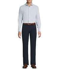 Cremieux Blue Label Long Sleeve Spread Refined Plaid BRRR Oxford Woven Shirt