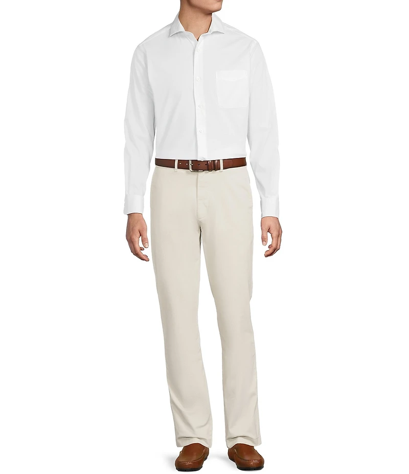 Cremieux Blue Label Long Sleeve Spread Soild BRRR Oxford Woven Shirt