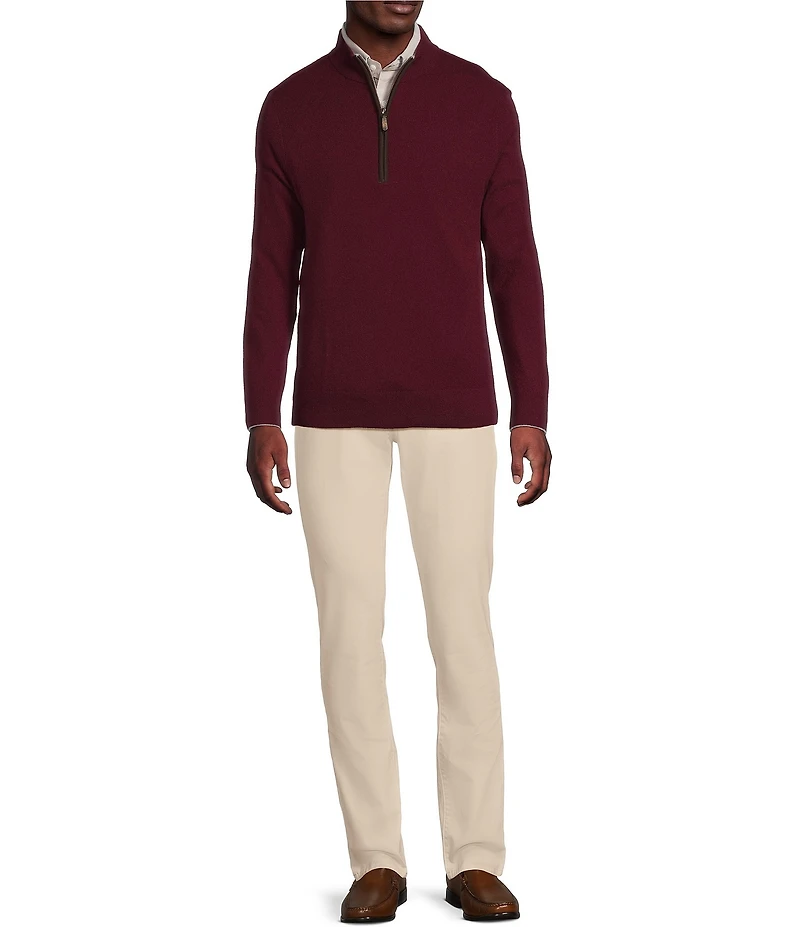 Cremieux Blue Label Luxury Cashmere Quarter-Zip Sweater