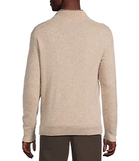 Cremieux Blue Label Luxury Cashmere Quarter-Zip Sweater