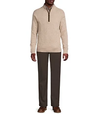 Cremieux Blue Label Luxury Cashmere Quarter-Zip Sweater
