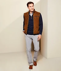 Cremieux Blue Label Madison Classic Comfort Stretch Flat-Front Twill Chino Pants