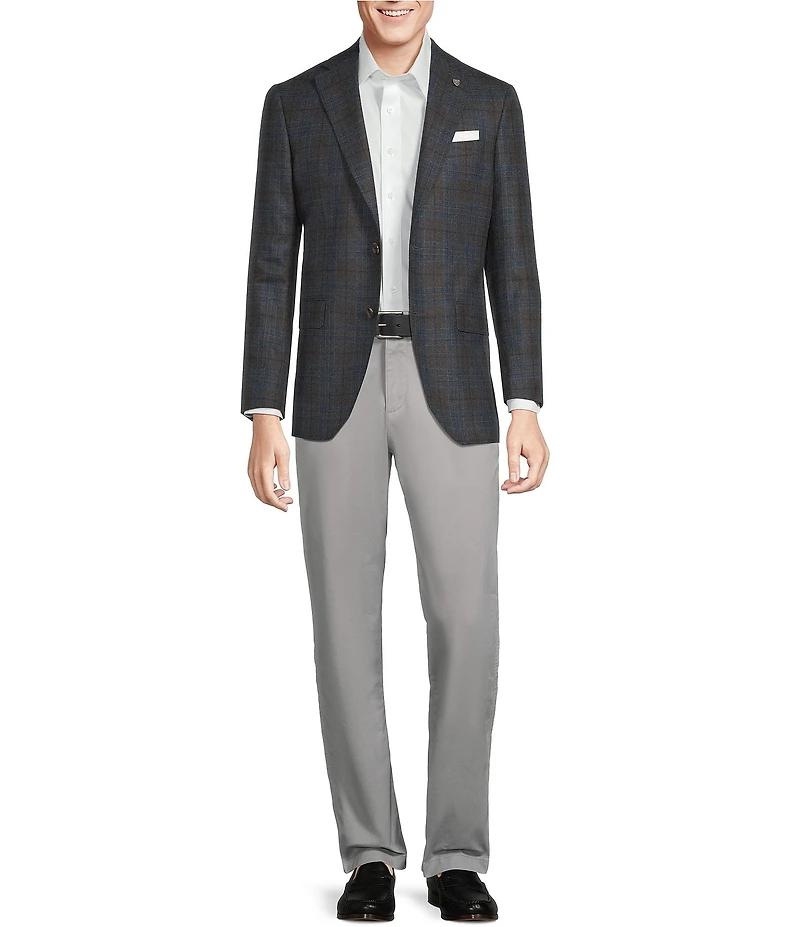 Cremieux Blue Label Madison Classic Comfort Stretch Flat-Front Twill Chino Pants