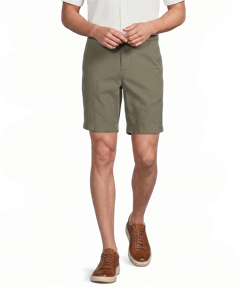 Cremieux Blue Label Madison Classic Fit Flat Front Lightweight 8#double; Inseam Shorts