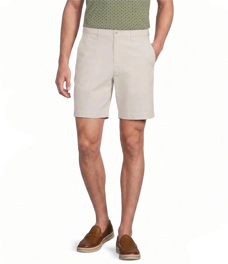 Cremieux Blue Label Madison Classic Fit Flat Front Lightweight 8#double; Inseam Shorts