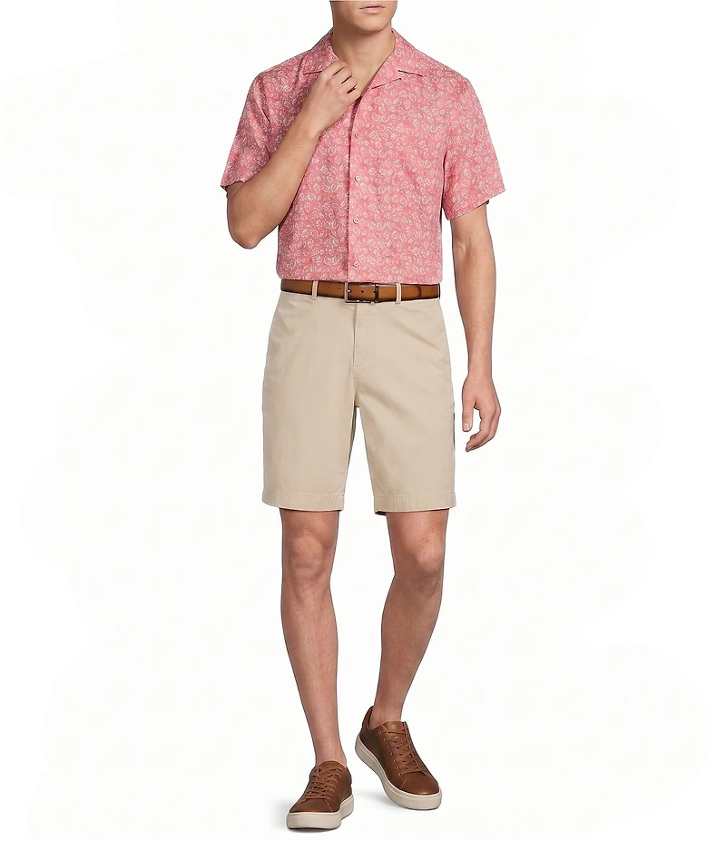 Cremieux Blue Label Madison Classic Fit Flat Front Lightweight 8#double; Inseam Shorts