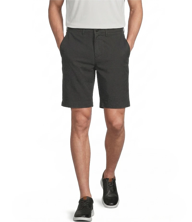Cremieux Blue Label Madison Classic Fit Flat Front Stretch 9#double; Inseam Shorts