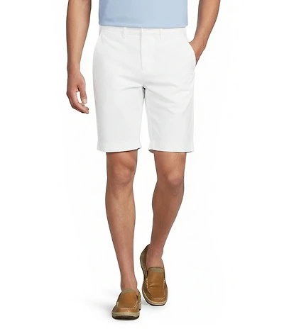 Cremieux Blue Label Madison Classic Fit Flat Front Stretch 9#double; Inseam Shorts