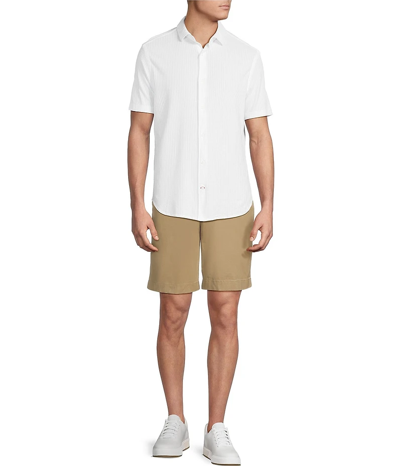 Cremieux Blue Label Madison Classic Fit Flat Front Stretch 9#double; Inseam Shorts